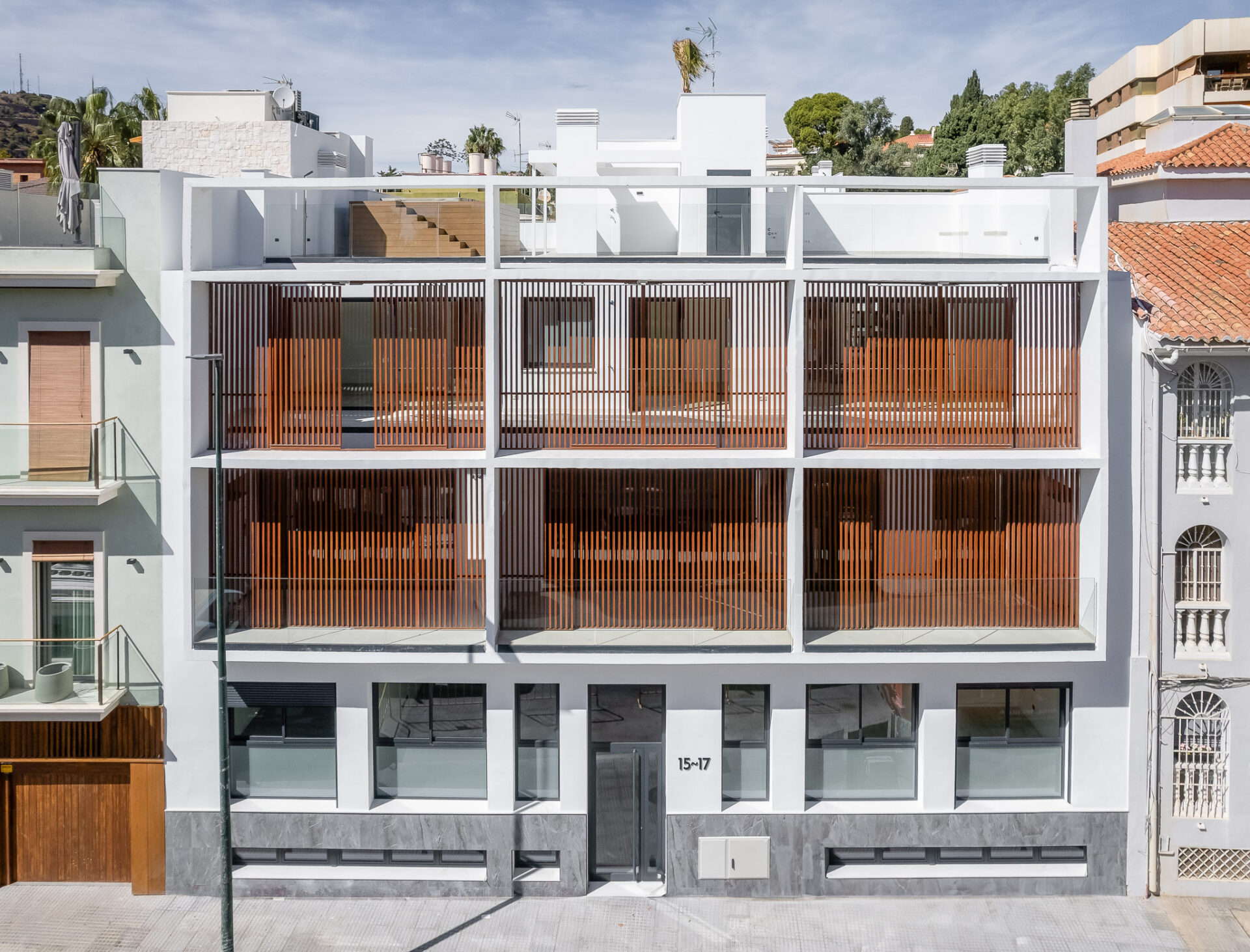 Pintor Sorolla 15-17, Fassade des Gebäudes · Klic Arquitectos