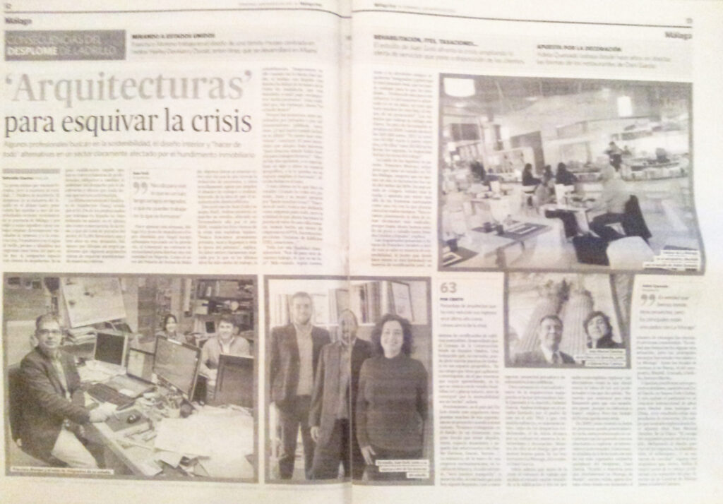 Estudios de arquitectura en Málaga en tiempos de crisis · Klic Arquitectos