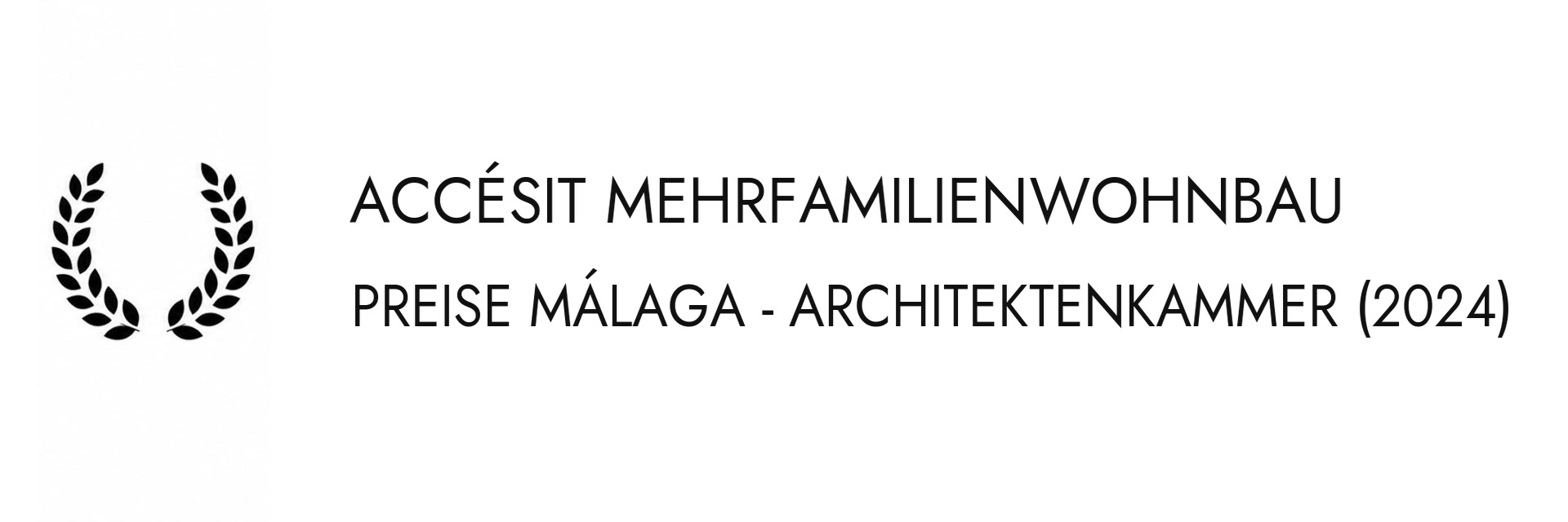 Accésit Mehrfamilienwohnbau - Preise Málaga, Architektenkammer 2024 - Klic Arquitectos