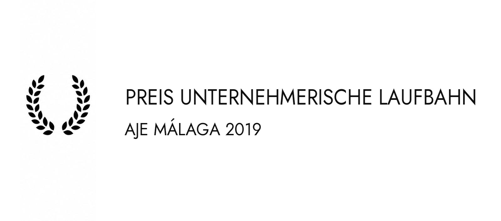 Preis Unternehmerische Laufbahn - AJE Málaga 2019 - Klic Arquitectos