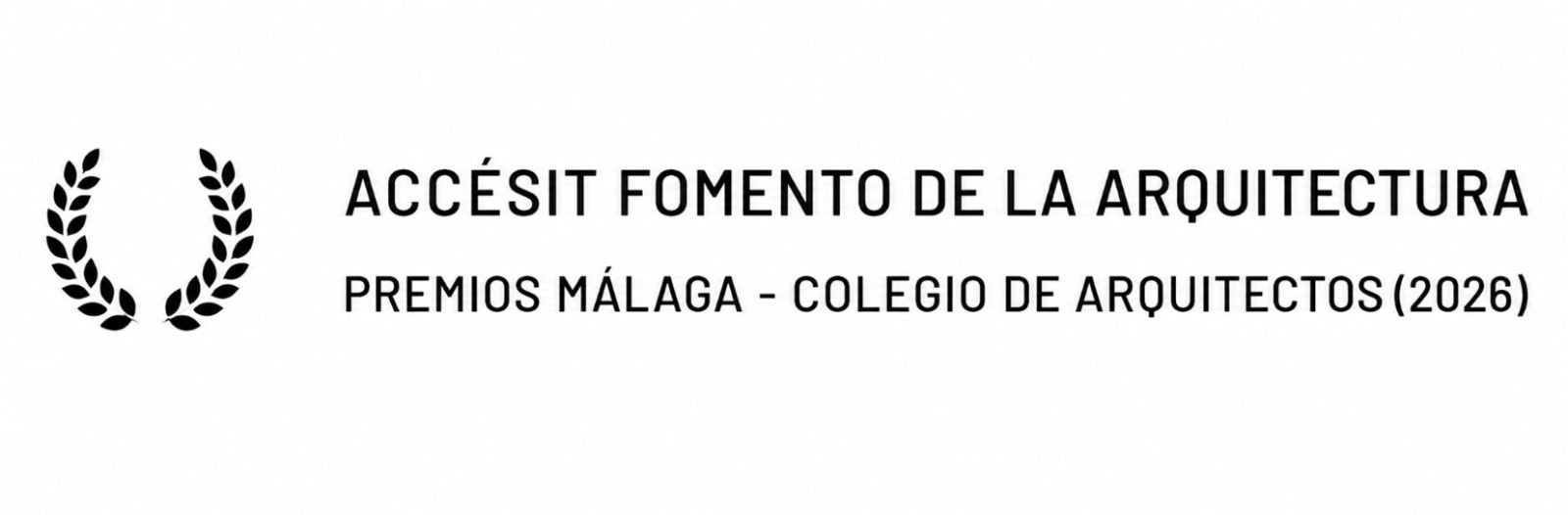 Accésit Fomento de la Arquitectura · Premios Málaga de Arquitectura 2026 · Klic Arquitectos