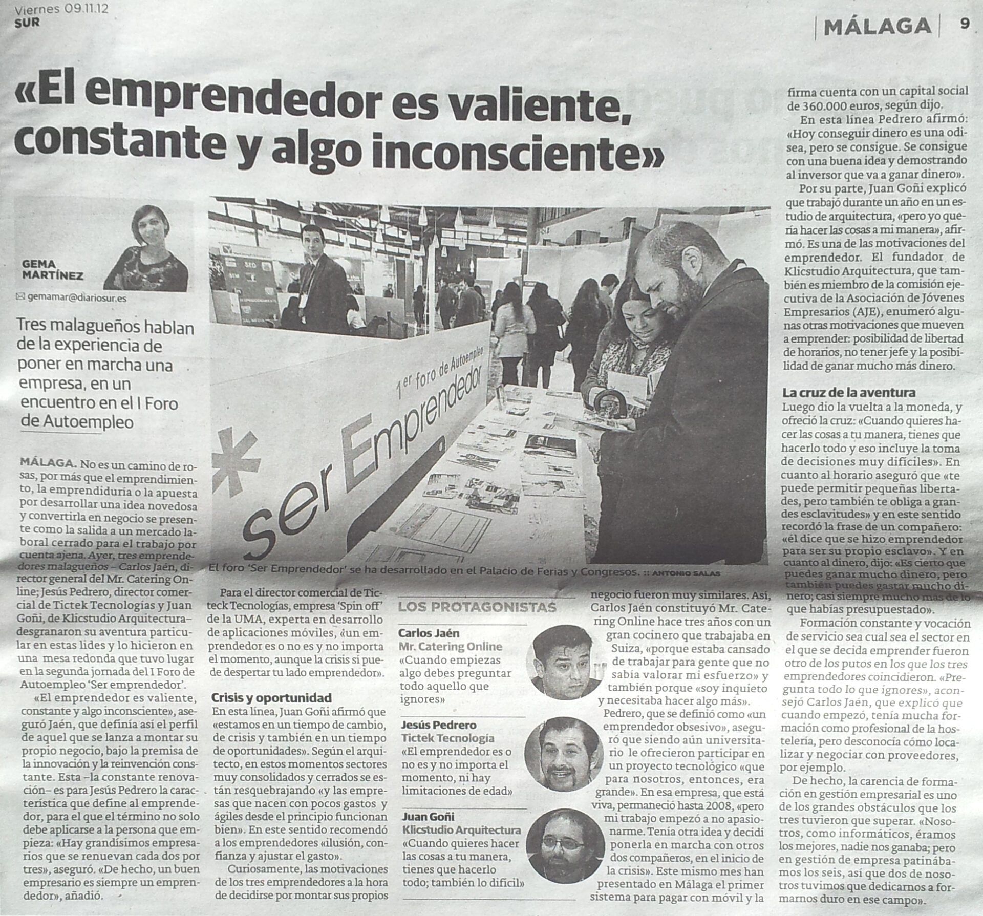 Arquitectos y emprendedores en Málaga · Klic Arquitectos