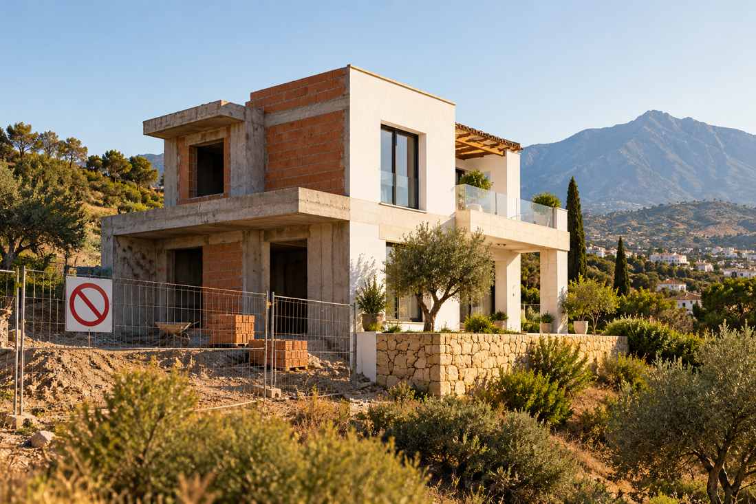 Maison illégale en Andalousie : que faire, quand la démolition peut être imposée et comment régulariser