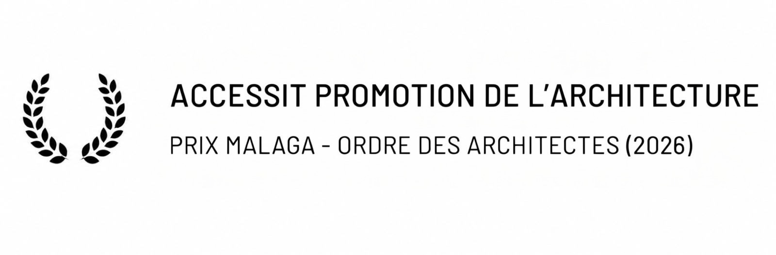 Accessit Promotion de l’architecture · Prix d’architecture de Malaga 2026 · Klic Arquitectos