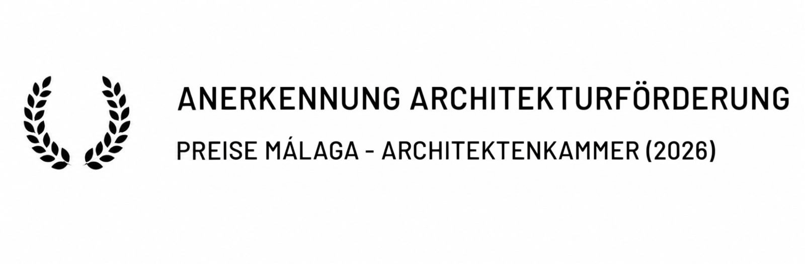 Anerkennung Architekturförderung · Architekturpreise Málaga 2026 · Klic Arquitectos